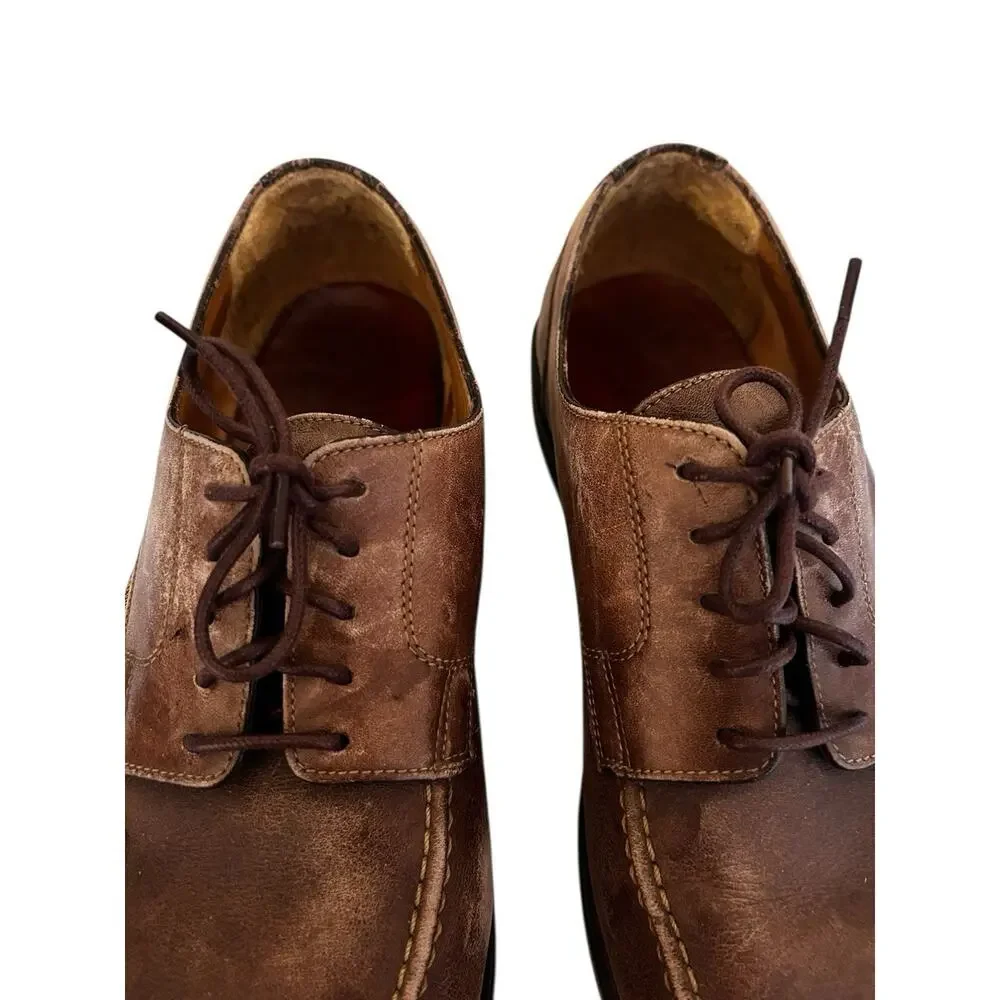 Mephisto Men's Goodyear Welt Classic Comfort Leather Brown Shoes Sz. 11 1/2 US